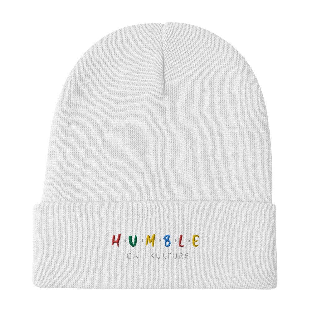 Embroidered Humble Beanie