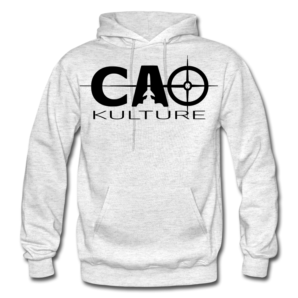 CAO KULTURE (black/white) Hoodie - light heather gray