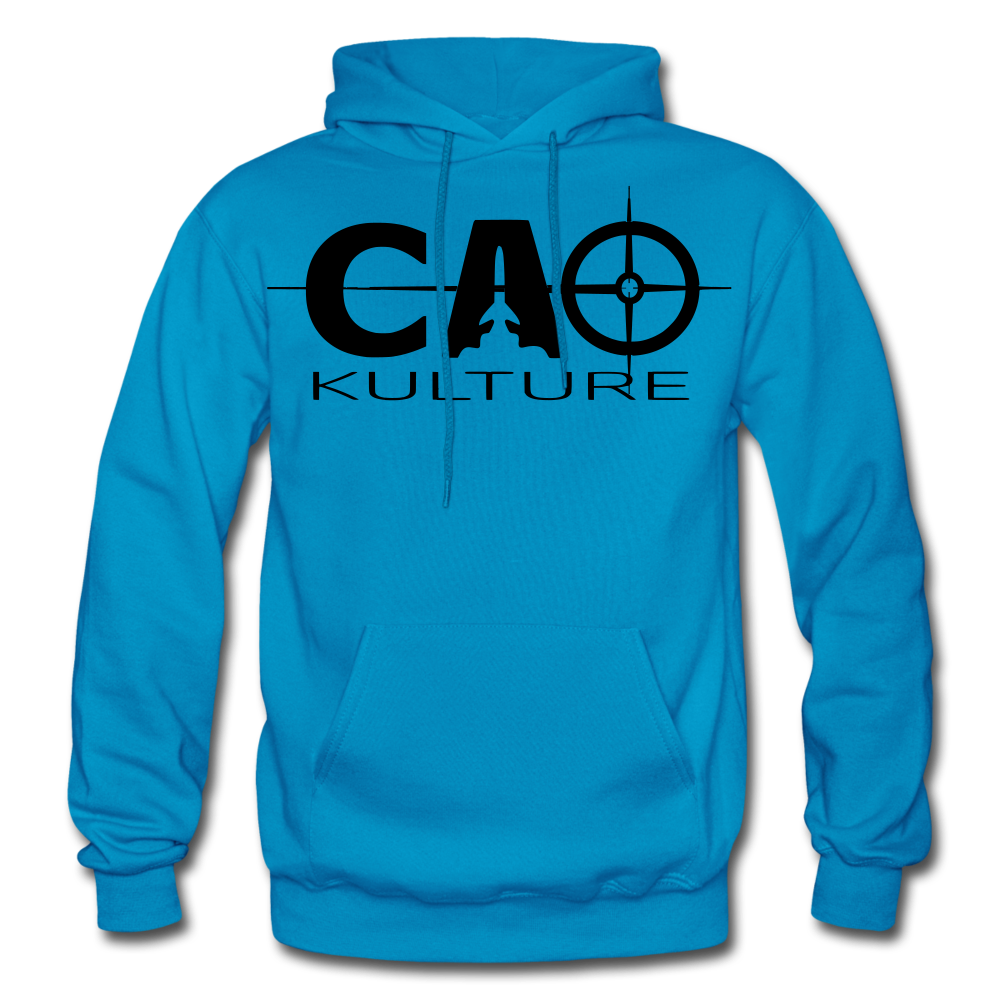 CAO KULTURE (black/white) Hoodie - turquoise