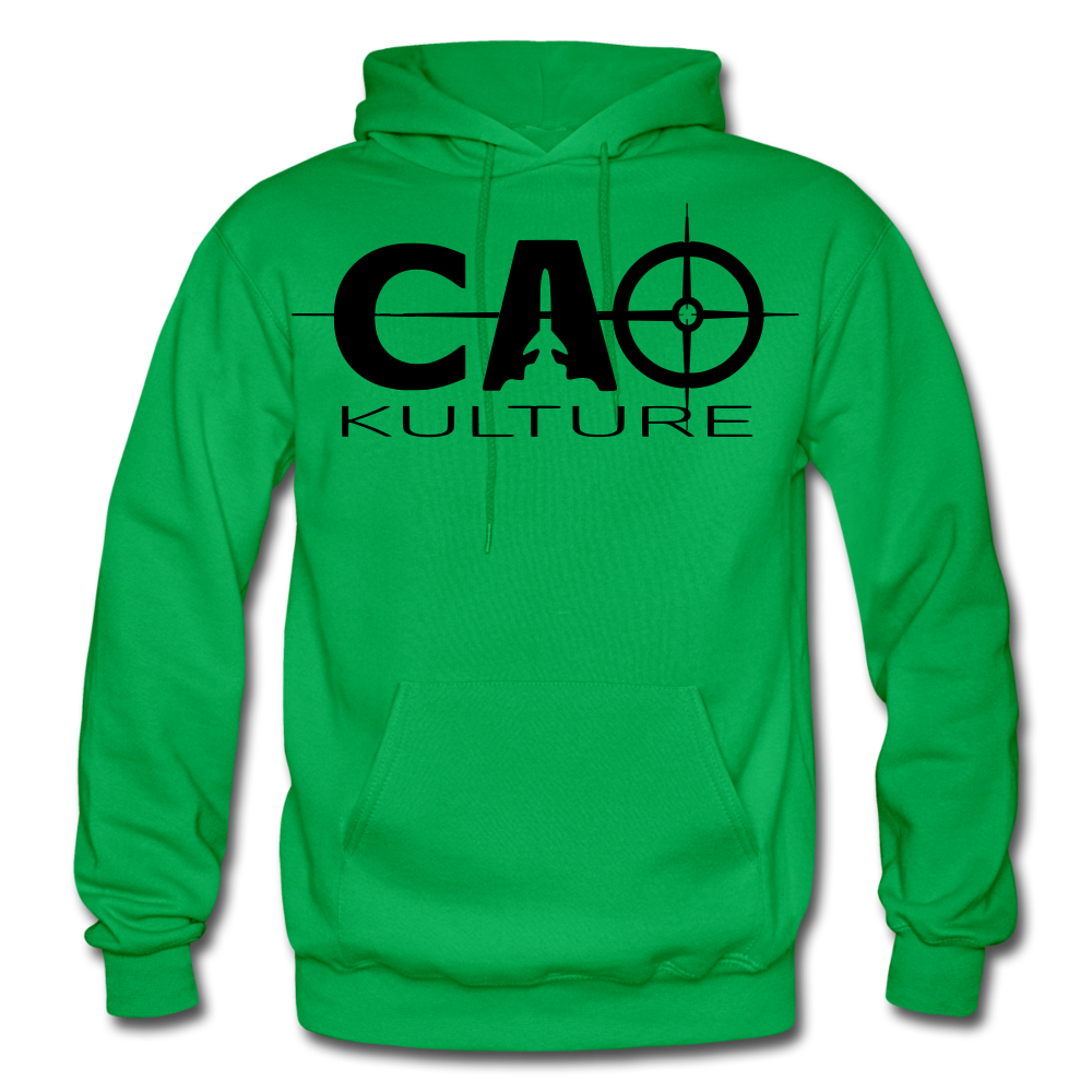 CAO KULTURE (black/white) Hoodie - kelly green