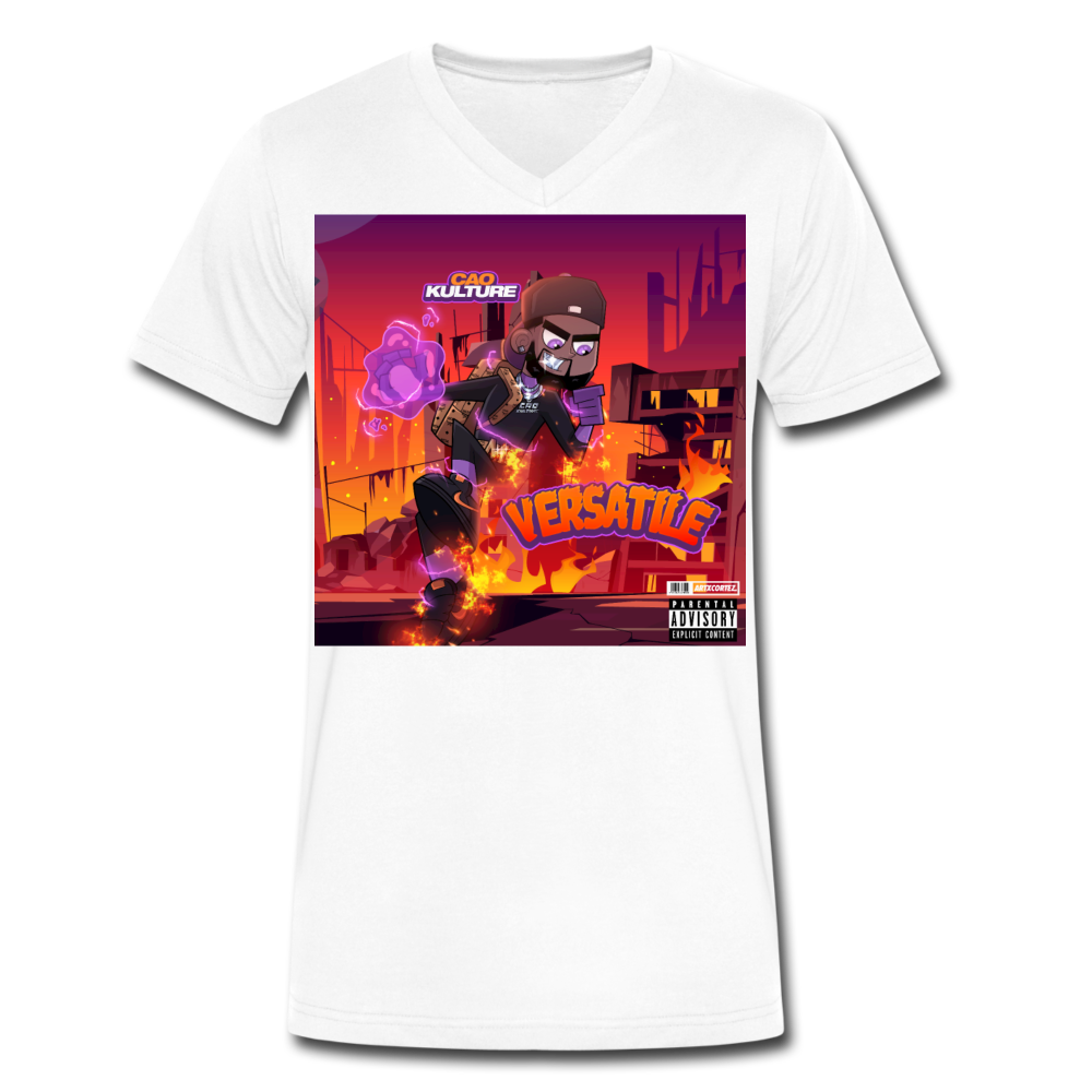 CAO KULTURE VERSATILE V-Neck T-Shirt - white