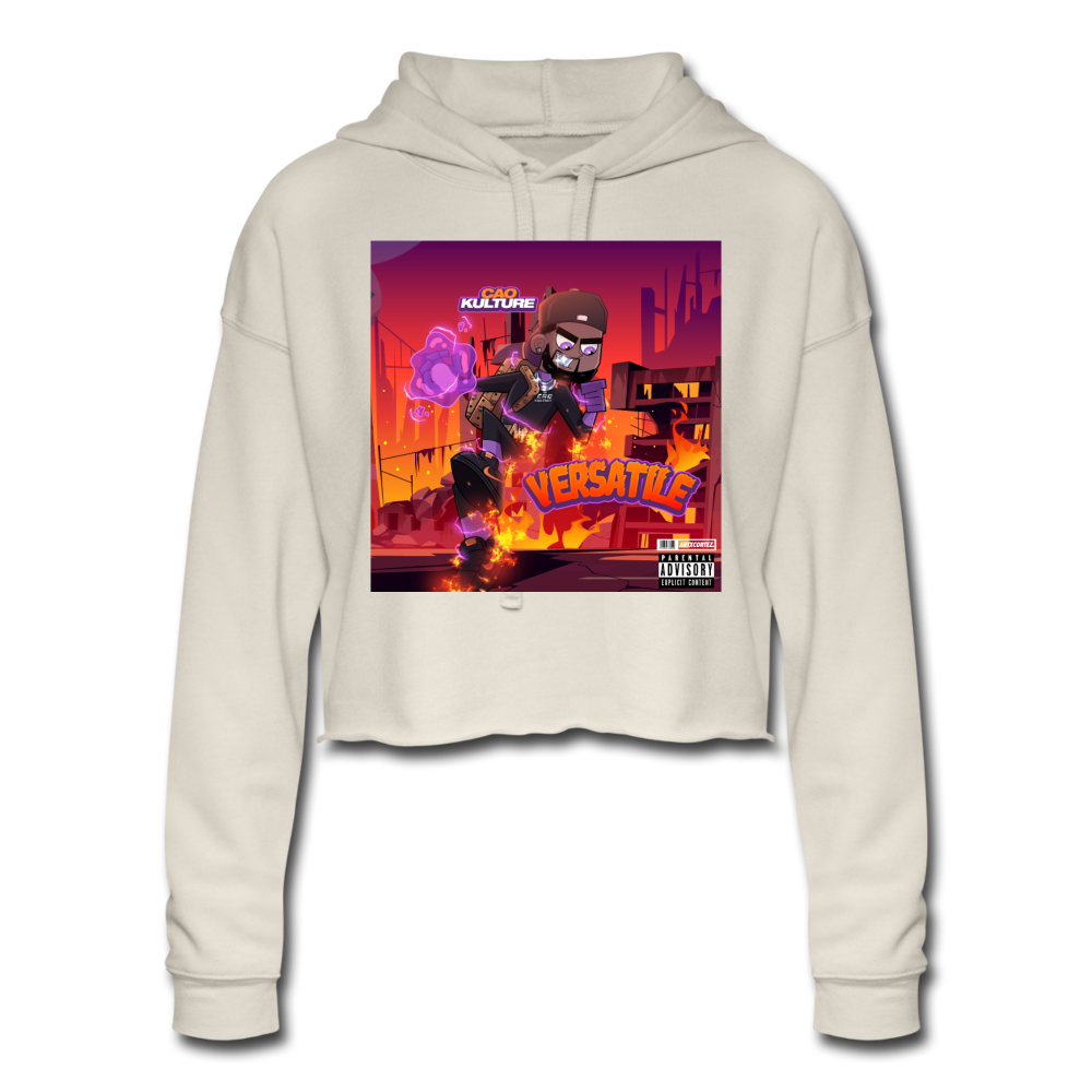 CAO KULTURE VERSATILE Women's Cropped Hoodie - dust