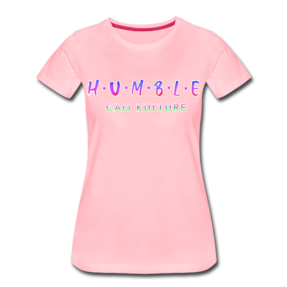 CAO KULTURE HUMBLE BLENDED Women’s Premium T-Shirt - pink