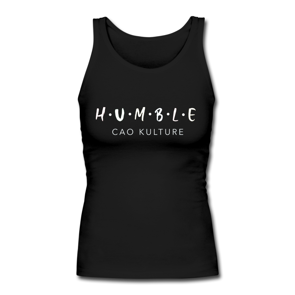 CAO KULTURE Women's Longer Length Fitted Tank - black