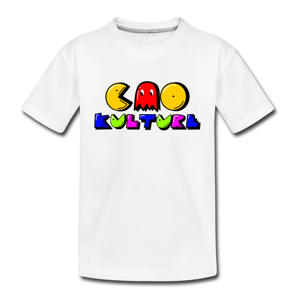 Kids' PACMAN Premium T-Shirt - white