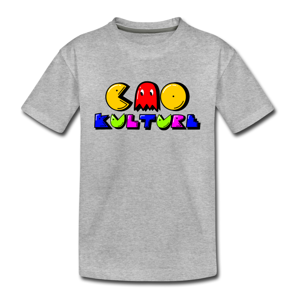 Kids' PACMAN Premium T-Shirt - heather gray