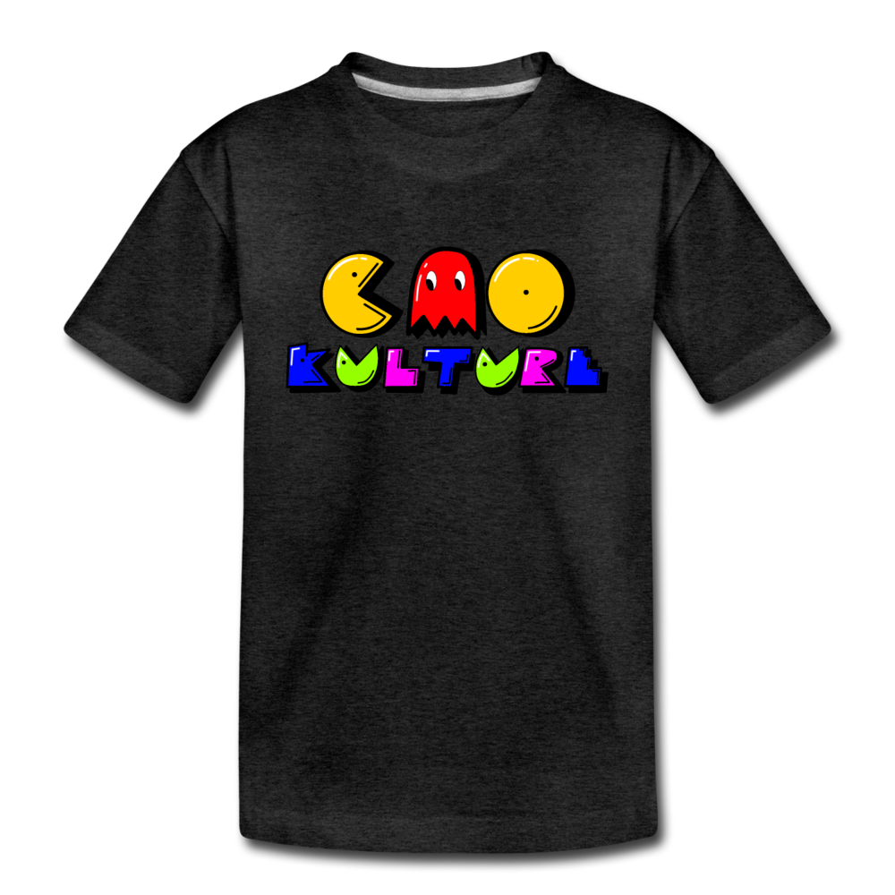 Kids' PACMAN Premium T-Shirt - charcoal gray