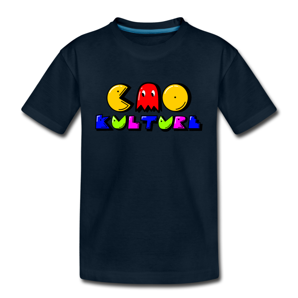 Kids' PACMAN Premium T-Shirt - deep navy