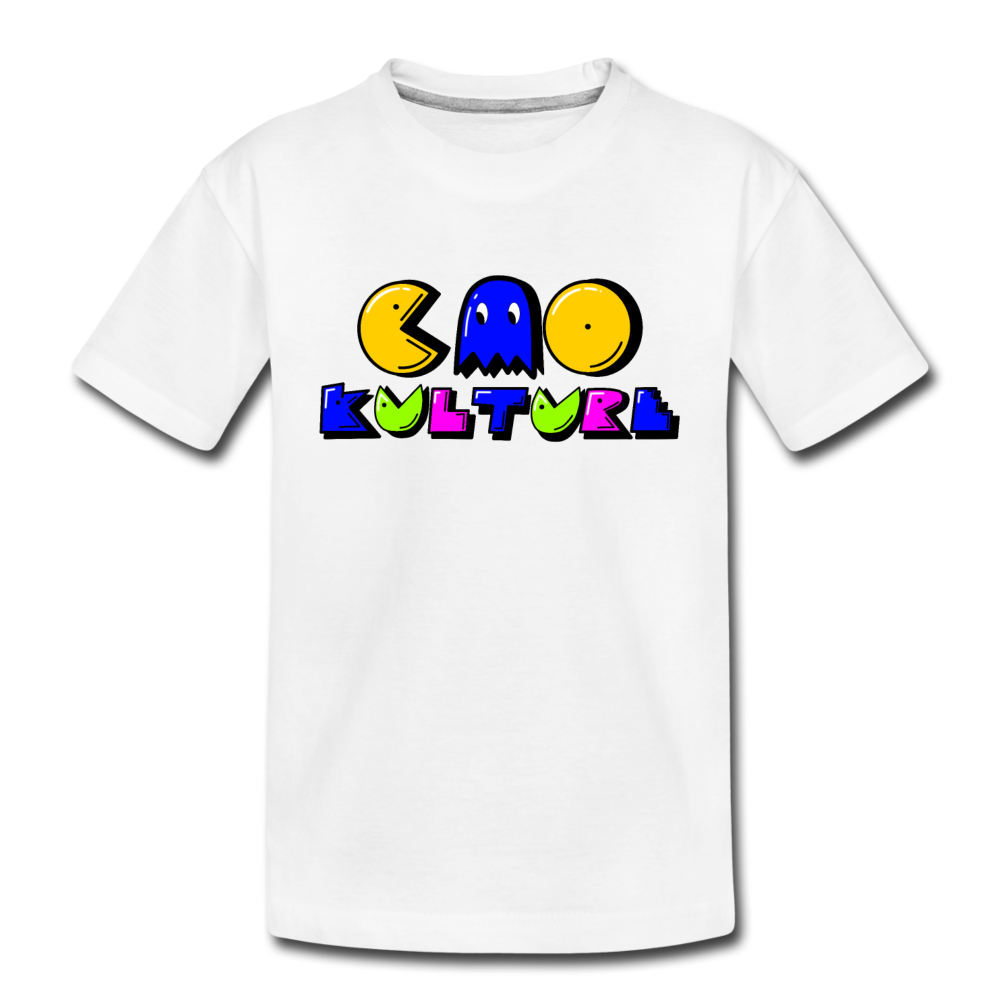 Kids' PACMAN Premium T-Shirt - white