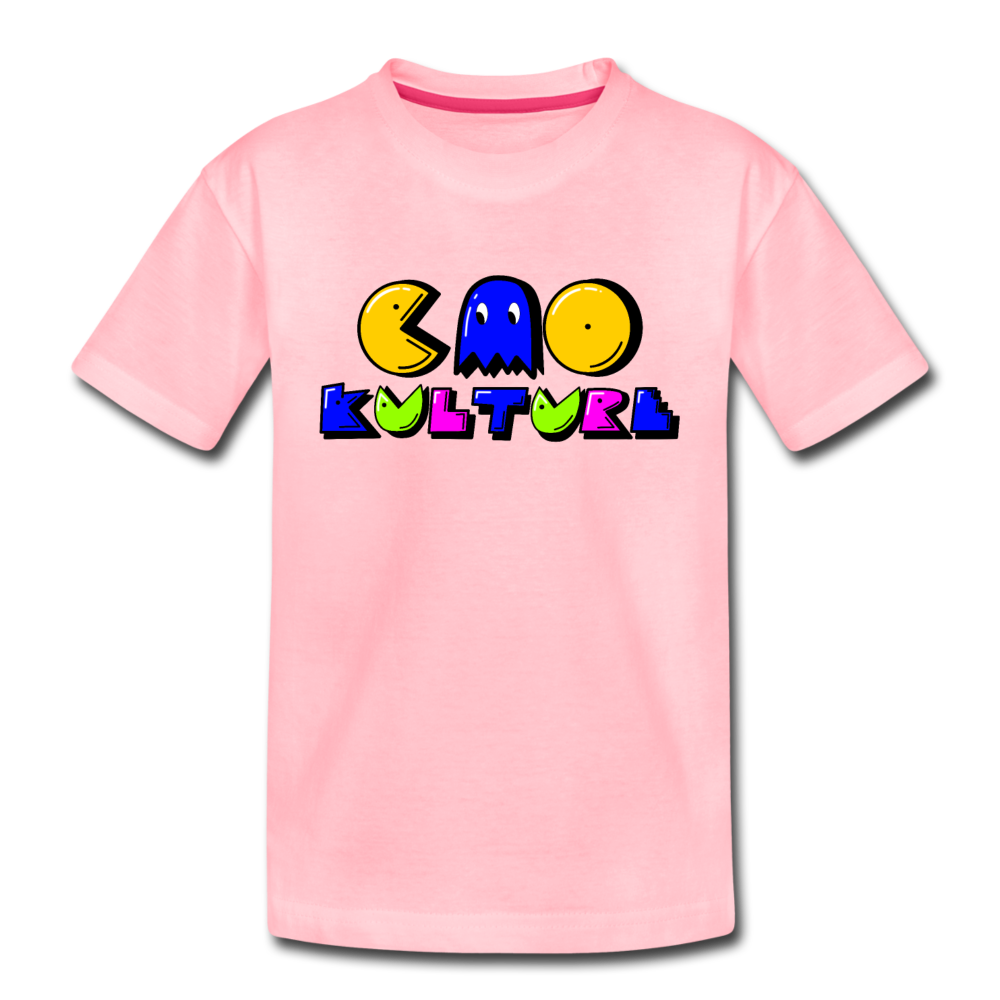 Kids' PACMAN Premium T-Shirt - pink