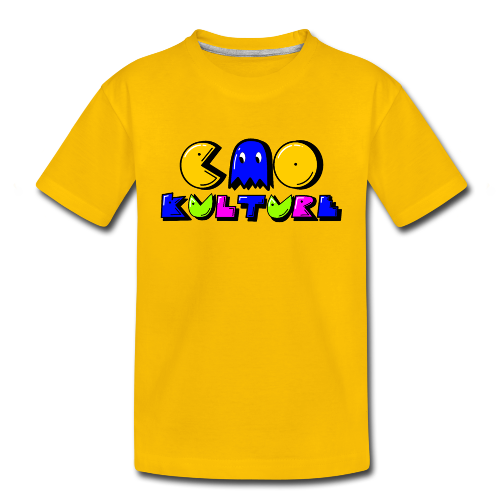 Kids' PACMAN Premium T-Shirt - sun yellow