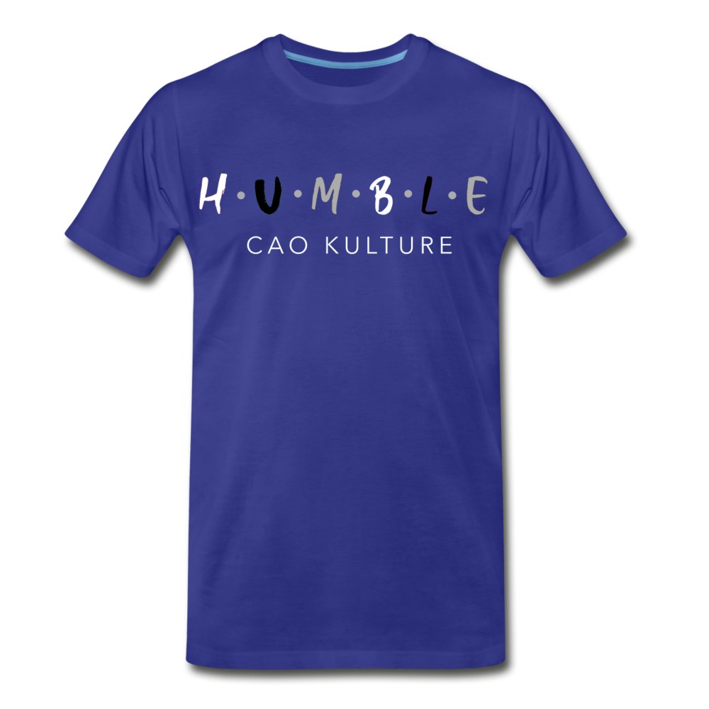 HUMBLE B/G/W Men's Premium T-Shirt - royal blue