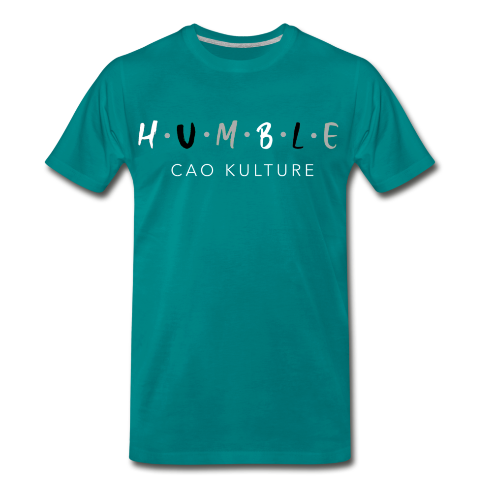 HUMBLE B/G/W Men's Premium T-Shirt - teal