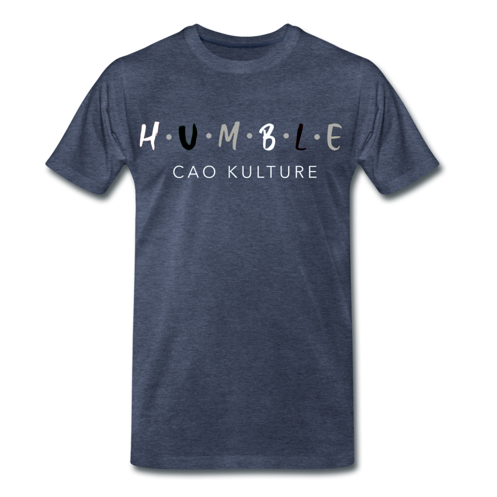 HUMBLE B/G/W Men's Premium T-Shirt - heather blue