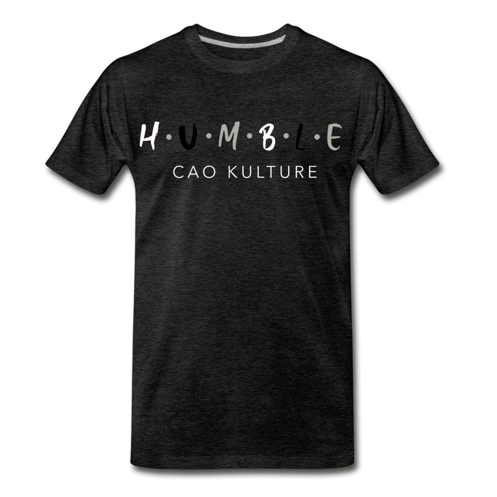 HUMBLE B/G/W Men's Premium T-Shirt - charcoal gray