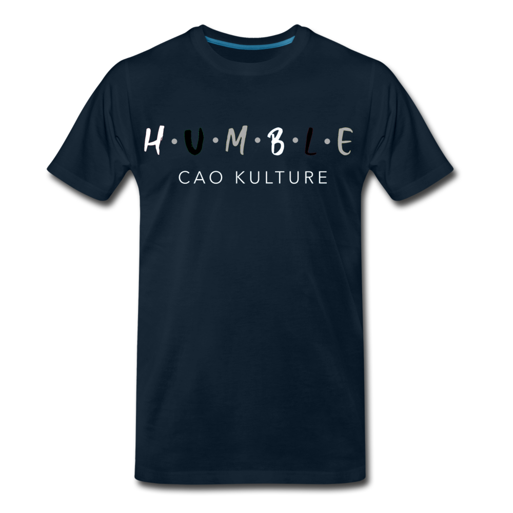 HUMBLE B/G/W Men's Premium T-Shirt - deep navy