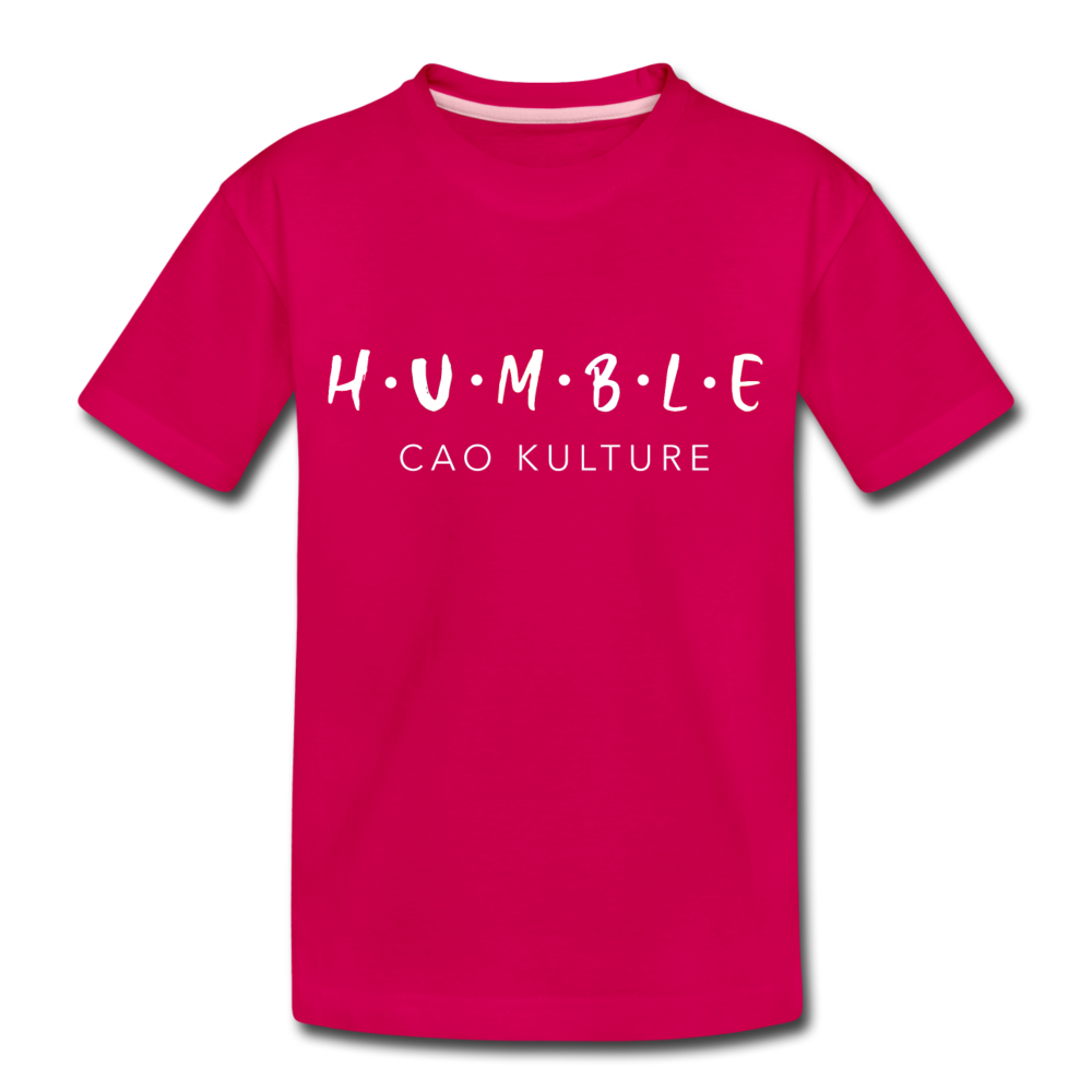 CAO KULTURE HUMBLE Toddler Premium T-Shirt - dark pink