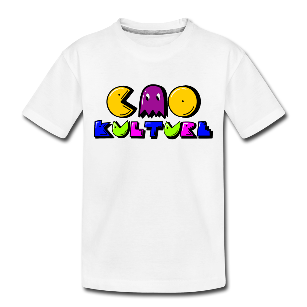 Kids p-man purple Toddler Premium T-Shirt - white