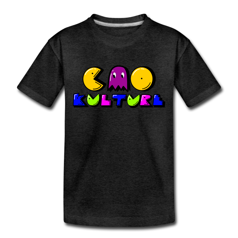 Kids p-man purple Toddler Premium T-Shirt - charcoal gray