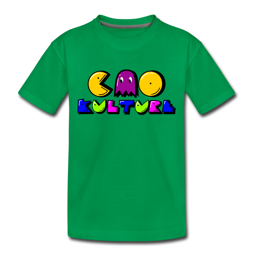 Kids p-man purple Toddler Premium T-Shirt - kelly green