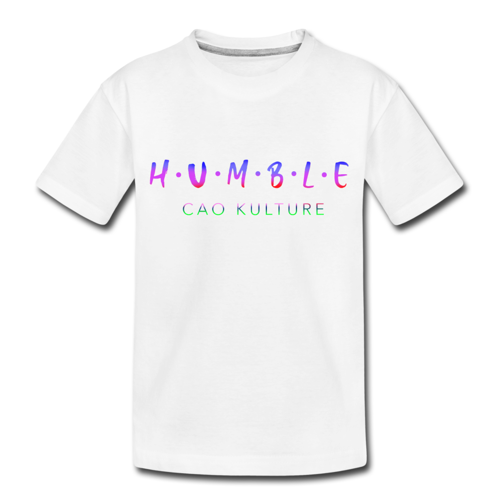 CAO KULTURE HUMBLE BLENDED Toddler Premium T-Shirt - white