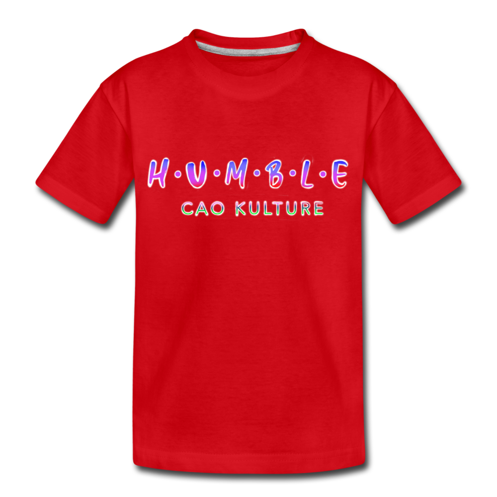 CAO KULTURE HUMBLE BLENDED Toddler Premium T-Shirt - red