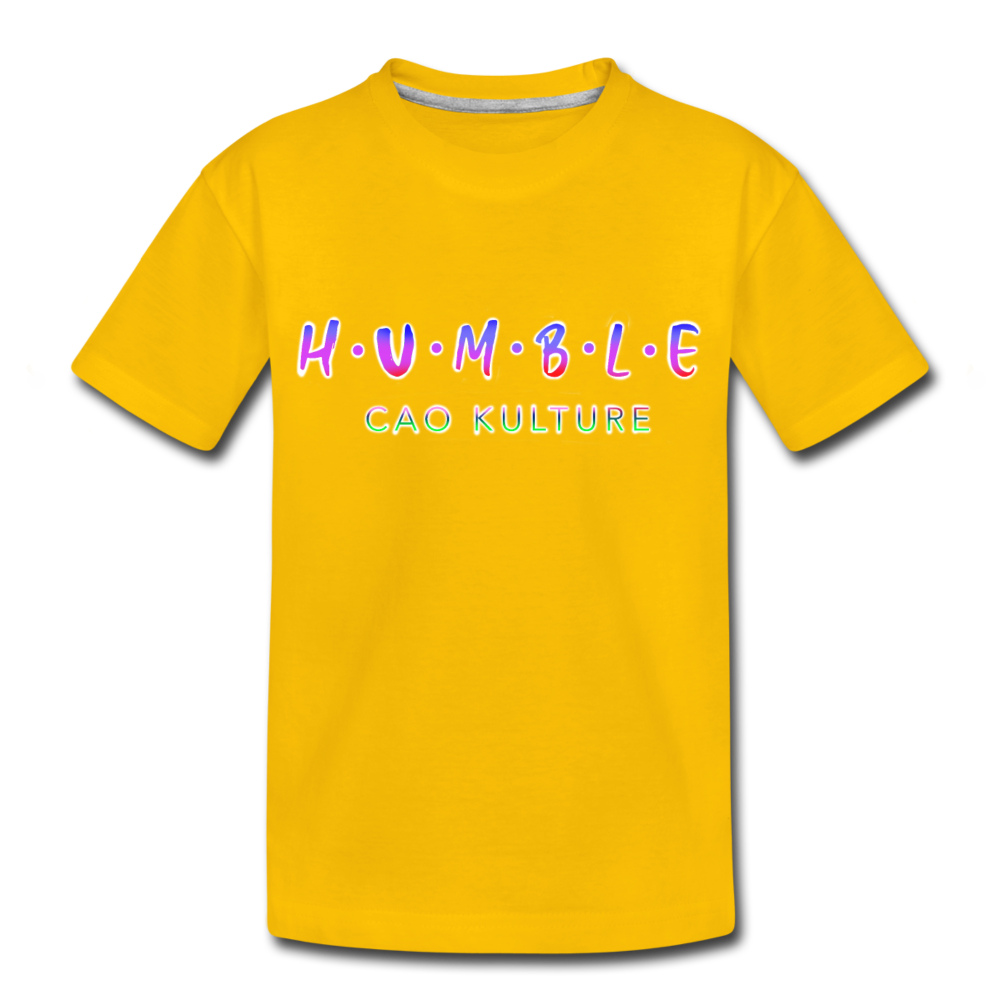 CAO KULTURE HUMBLE BLENDED Toddler Premium T-Shirt - sun yellow