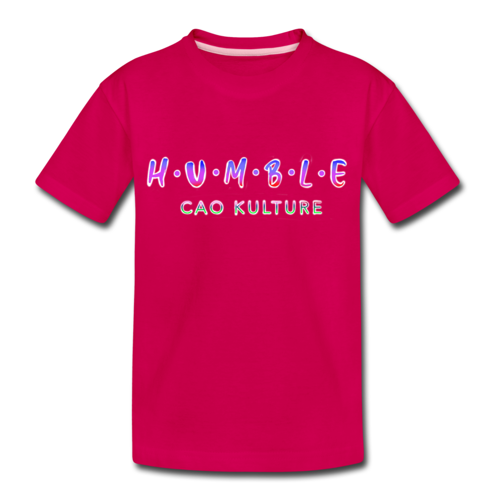 CAO KULTURE HUMBLE BLENDED Toddler Premium T-Shirt - dark pink