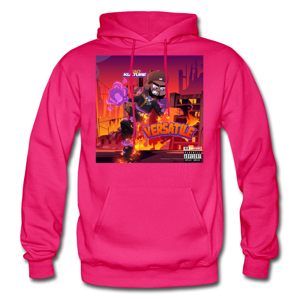 CAO KULTURE VERSATILE HOODIE - fuchsia