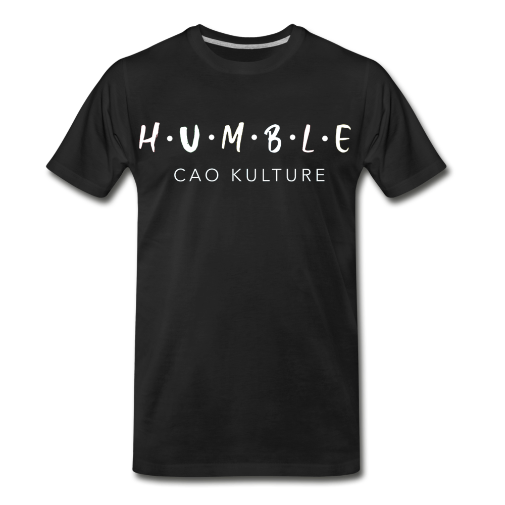 HUMBLE (white letter) T-Shirt - black
