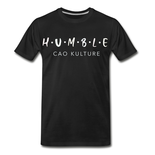 HUMBLE (white letter) T-Shirt - black