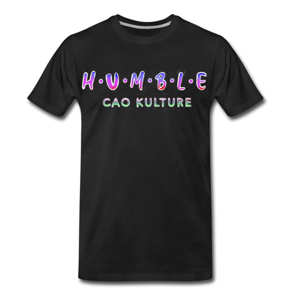 HUMBLE (rainbow) T-Shirt - black