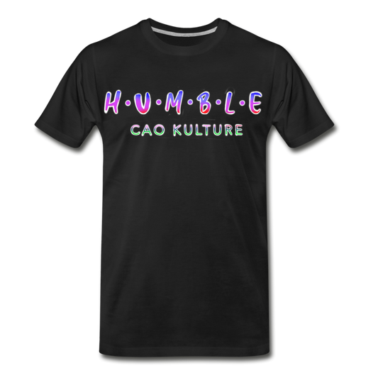 HUMBLE (rainbow) T-Shirt - black