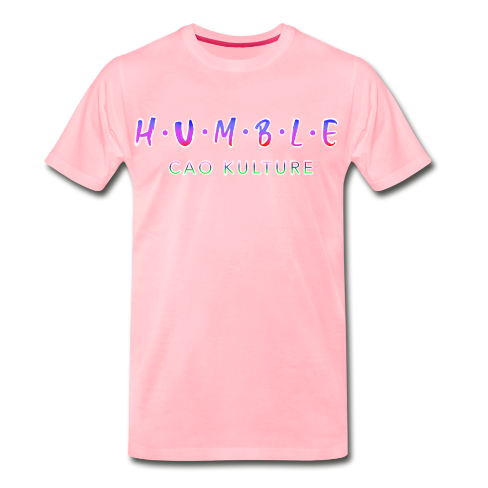 HUMBLE (rainbow) T-Shirt - pink