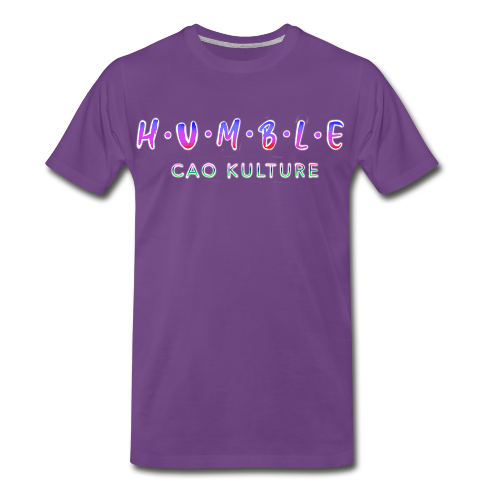 HUMBLE (rainbow) T-Shirt - purple