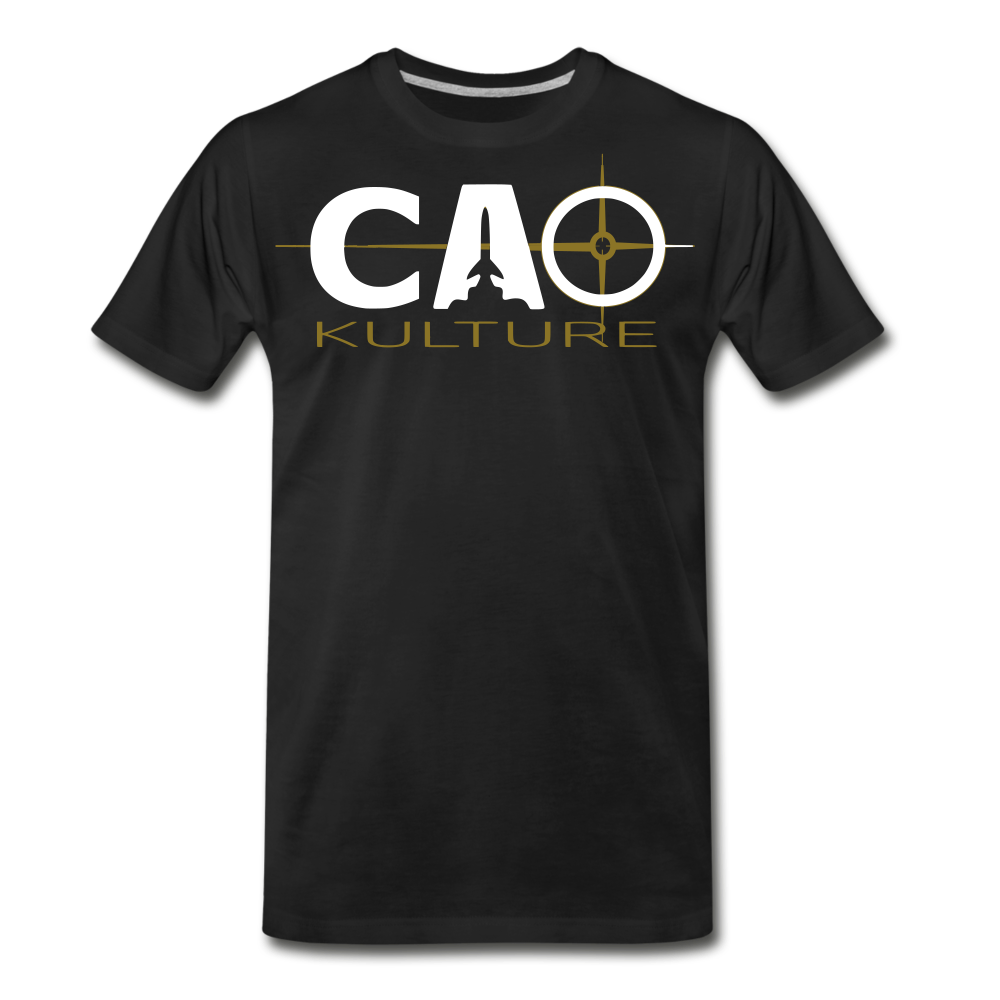 CAO KULTURE (white and gold) T-Shirt - black