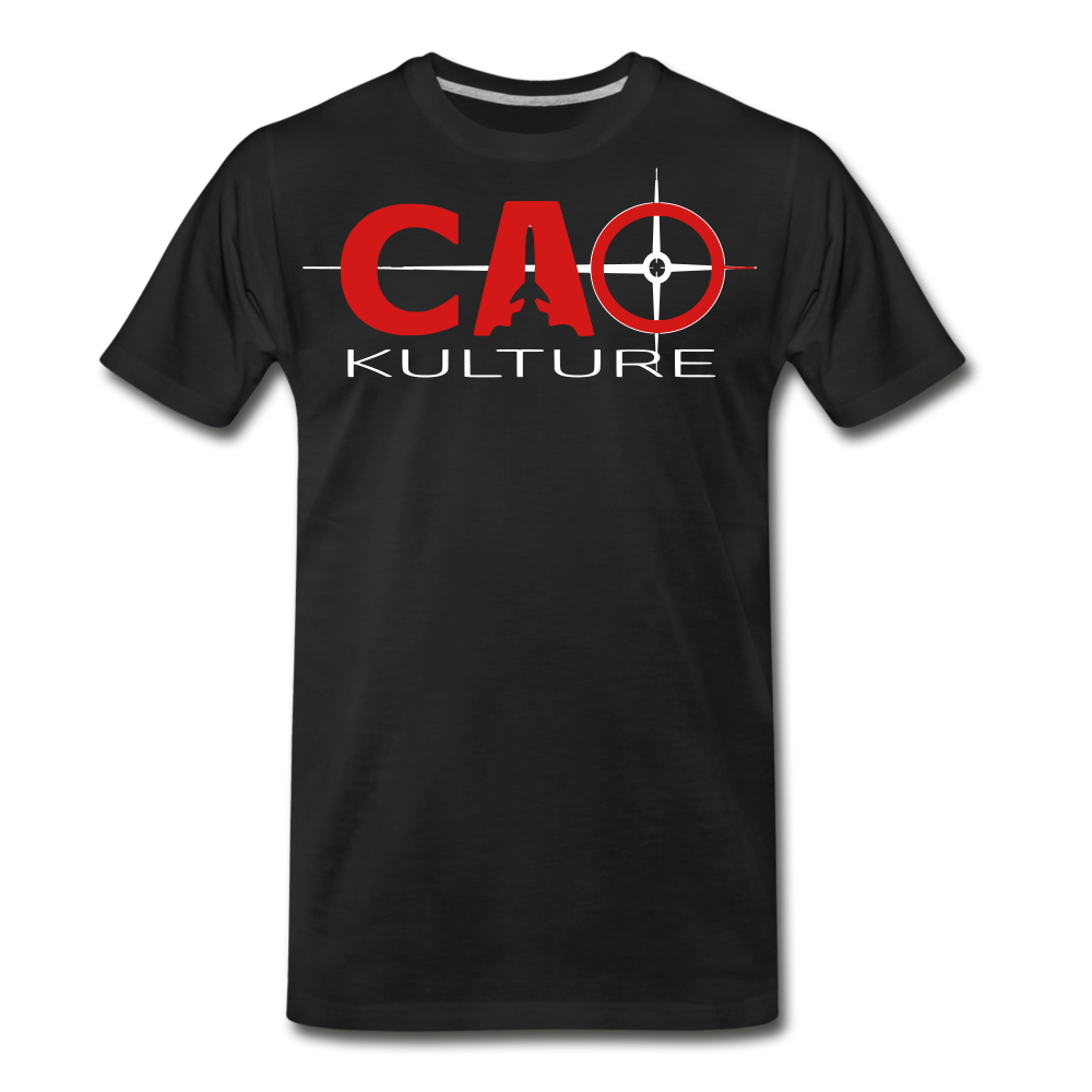 CAO KULTURE (red sand white) T-Shirt - black