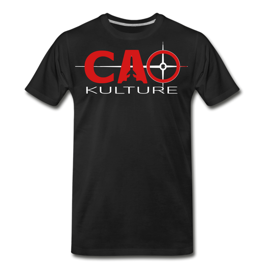 CAO KULTURE (red sand white) T-Shirt - black