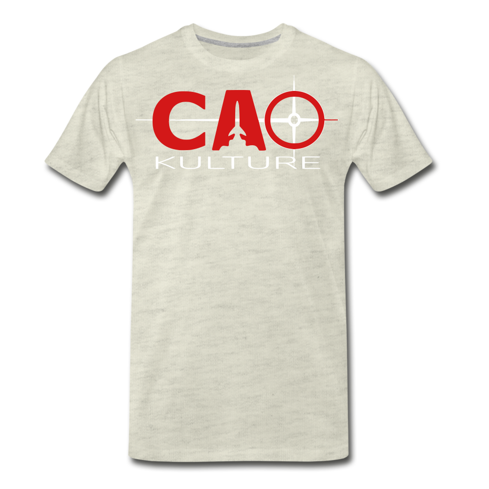 CAO KULTURE (red sand white) T-Shirt - heather oatmeal