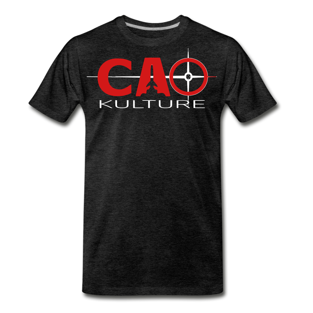 CAO KULTURE (red sand white) T-Shirt - charcoal gray