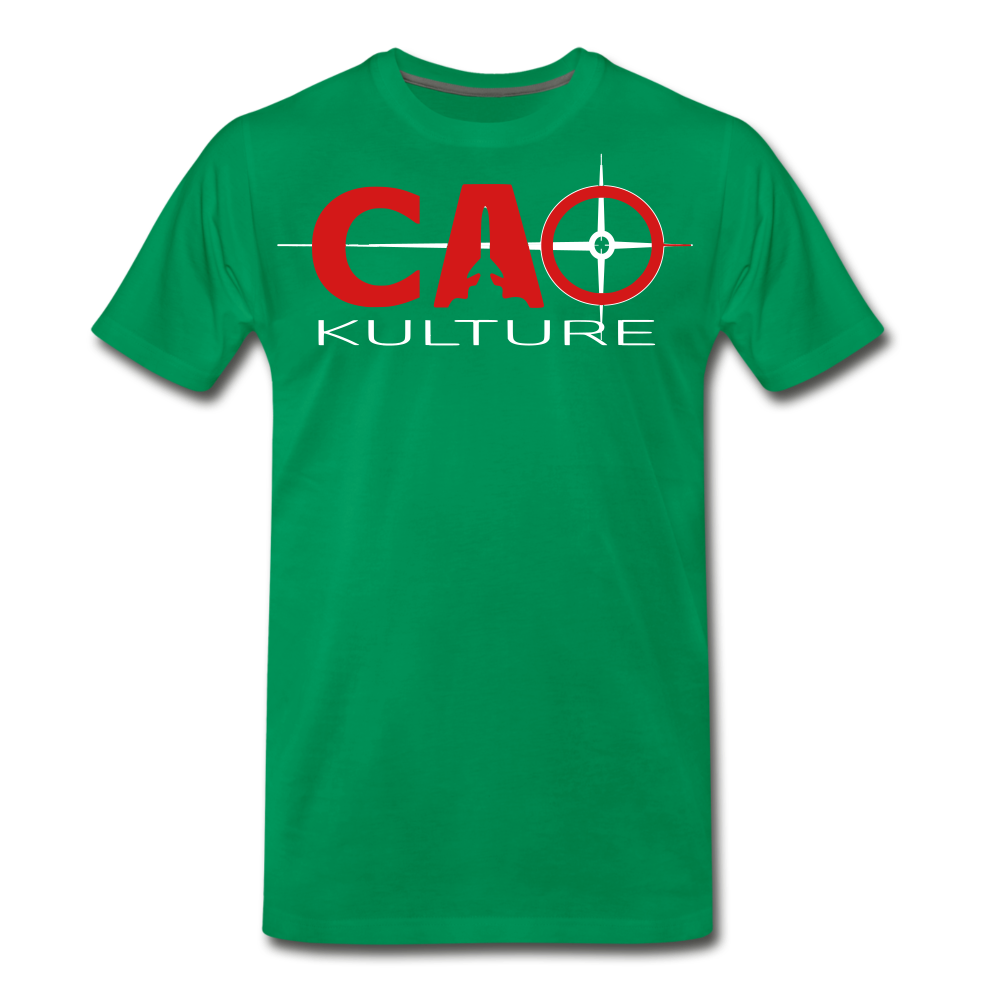 CAO KULTURE (red sand white) T-Shirt - kelly green