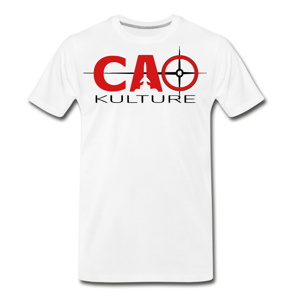 CAO KULTURE (red and black) T-Shirt - white