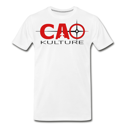 CAO KULTURE (red and black) T-Shirt - white