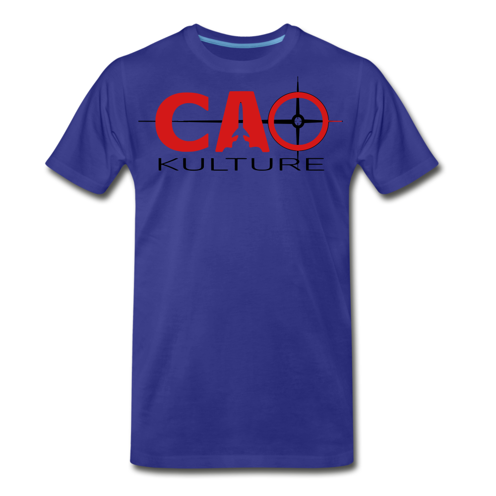 CAO KULTURE (red and black) T-Shirt - royal blue