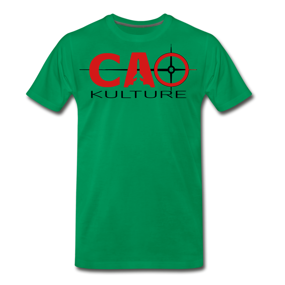 CAO KULTURE (red and black) T-Shirt - kelly green