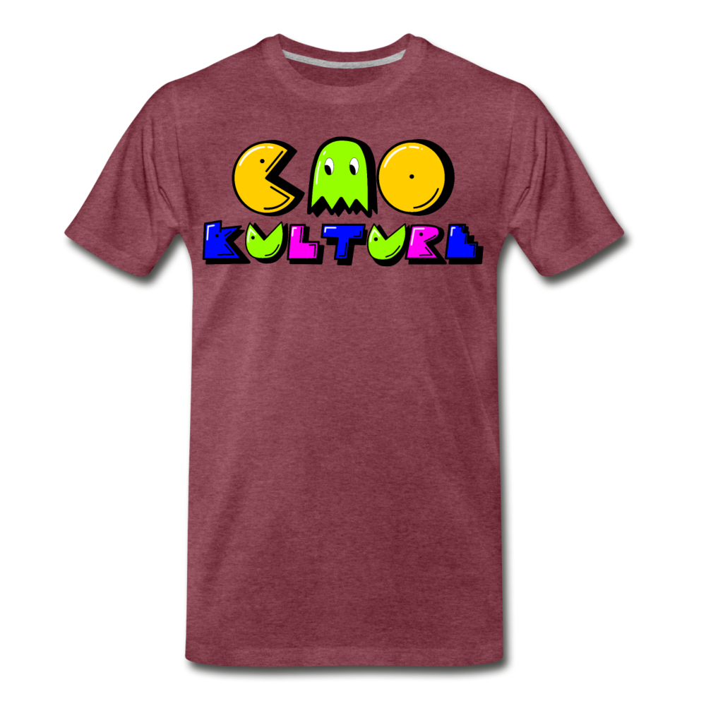 CAO KULTURE (P man green) T-Shirt - heather burgundy