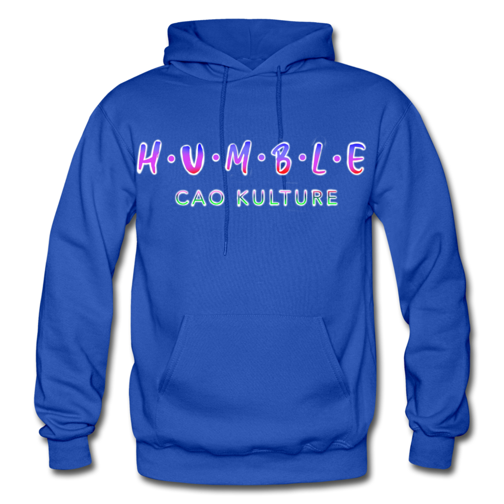 HUMBLE (rainbow) Hoodie - royal blue