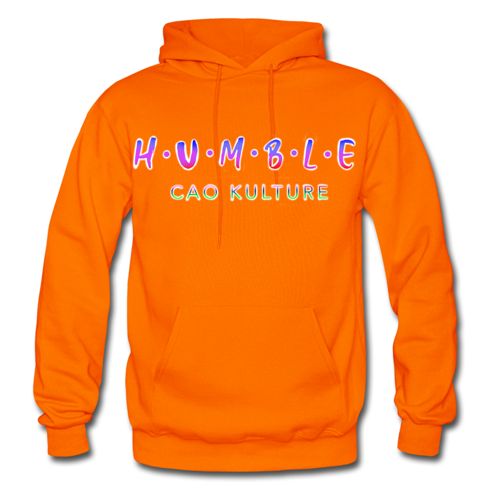 HUMBLE (rainbow) Hoodie - orange