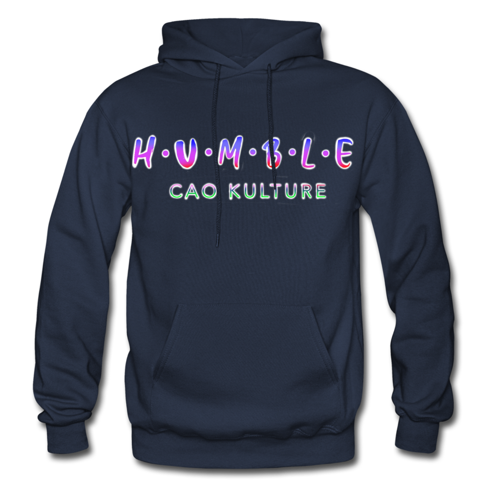 HUMBLE (rainbow) Hoodie - navy