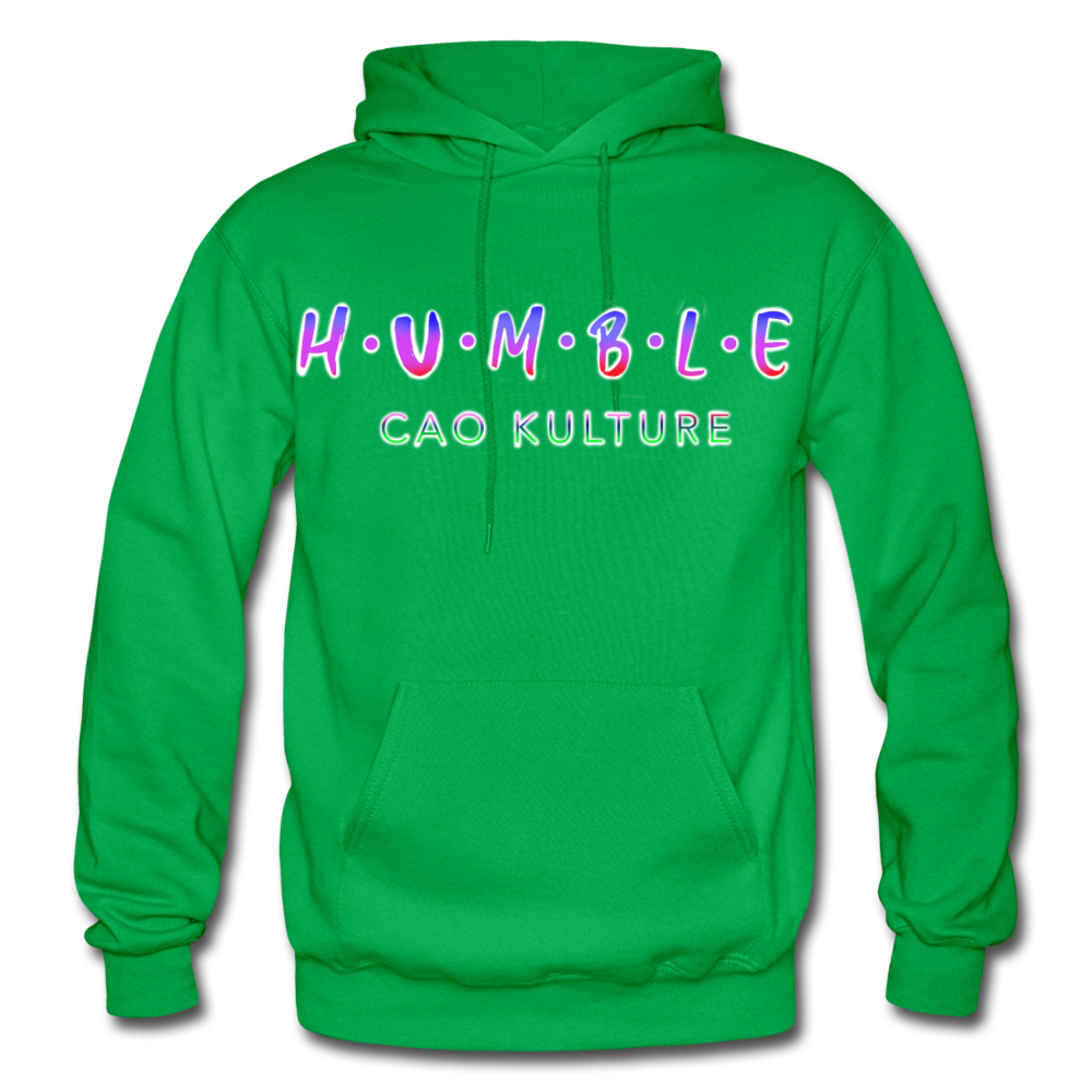 HUMBLE (rainbow) Hoodie - kelly green